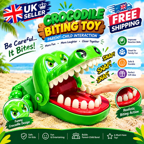 Crocodile teeth biting finger - crocodile,