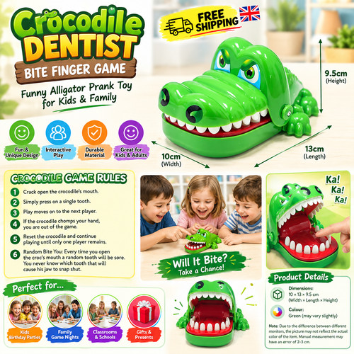 Crocodile dentist bite - crocodile,