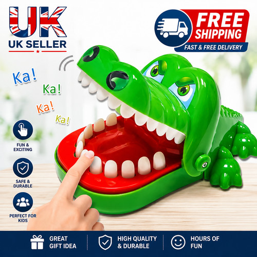 Crocodile teeth biting finger - crocodile,