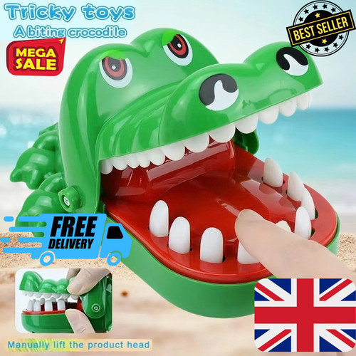 Crocodile teeth biting - crocodile, finger
