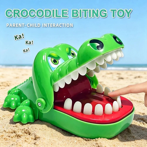 Crocodile dentist biting - crocodile,
