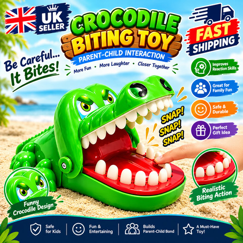 Crocodile teeth biting finger - crocodile,